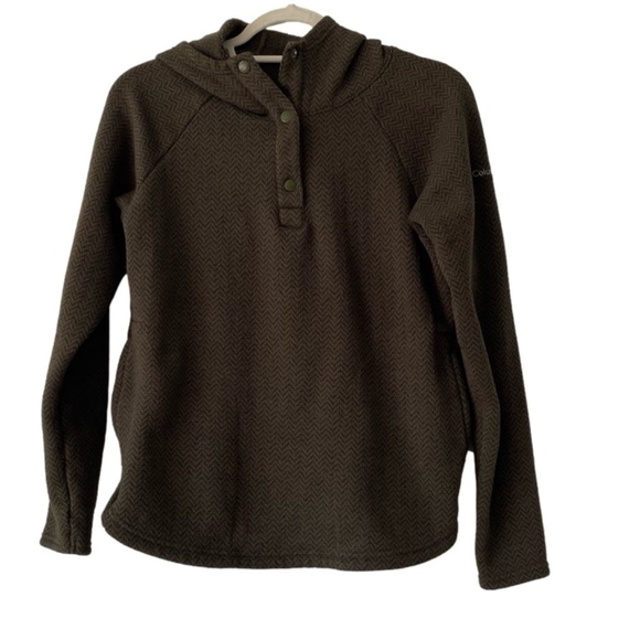 Columbia Women's Darling Days II Pullover Hoodie size Large green - Picture 4 of 15